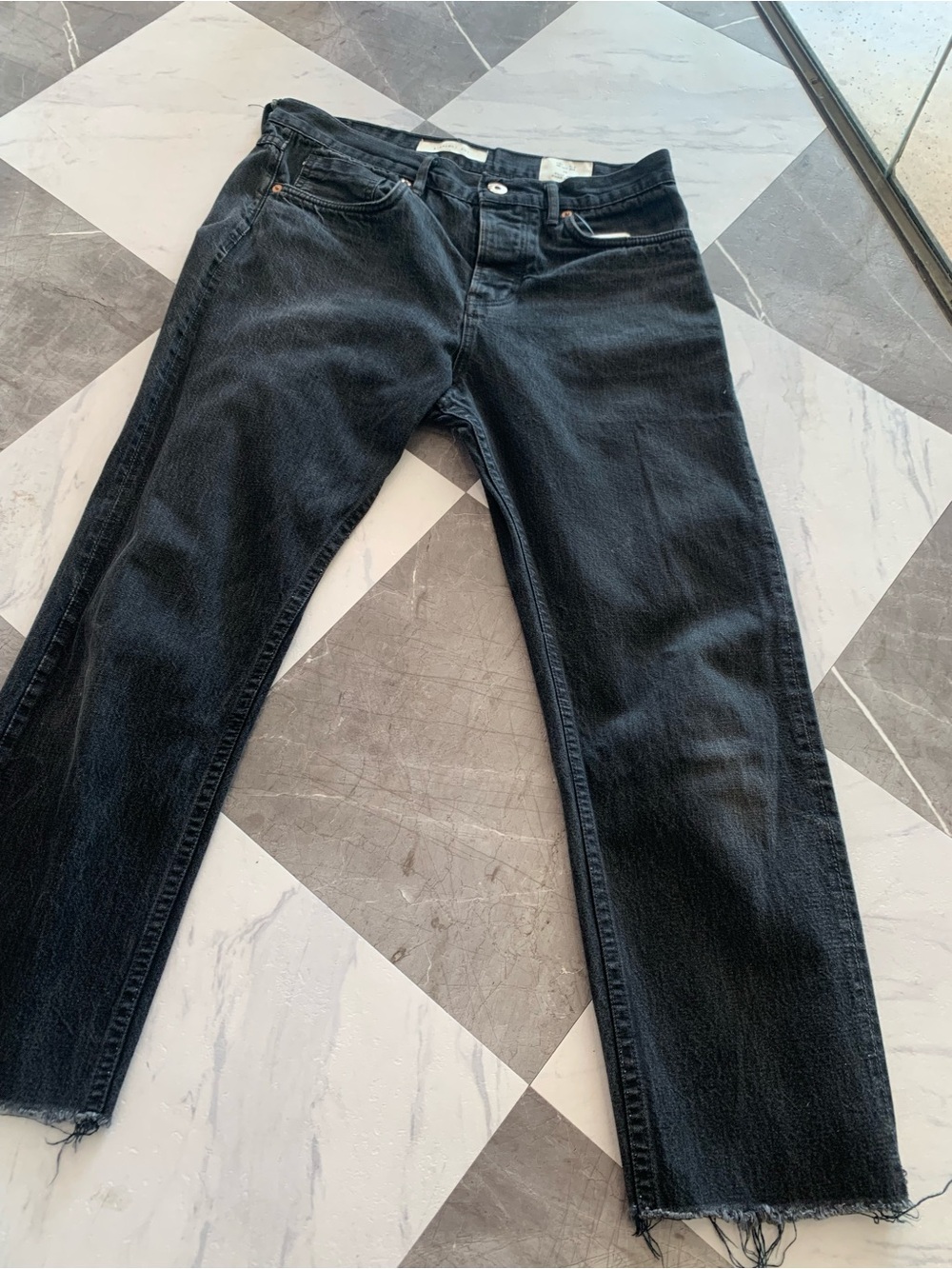 Billy Reid Black Women's Slim Straight Jeans